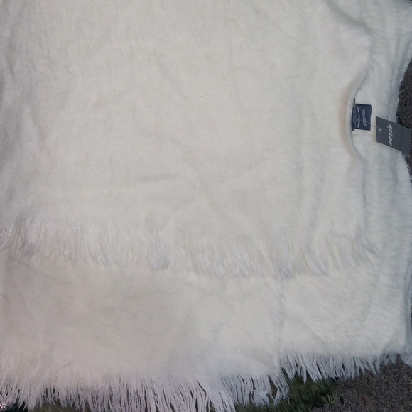 American Eagle Womens ShawlWrap BlanketScarf White - Picture 4 of 4